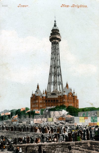 New Brighton Tower, Wallasey, Cheshire, c1898-c1921 - Unbekannt
