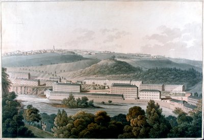 Moulins de New Lanark, Écosse, vers 1815 - Unbekannt