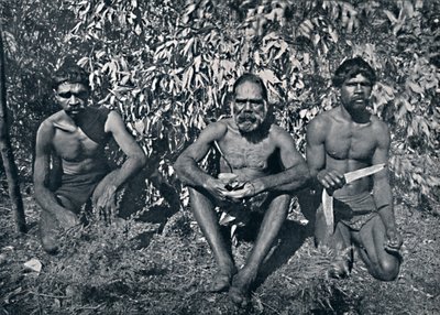 Aborigènes de Nouvelle-Galles du Sud - King Billy et ses A.D.C., vers 1900 - Unbekannt