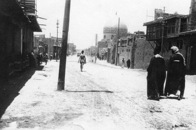 Nouvelle rue, Bagdad, Mésopotamie, Première Guerre mondiale, 1918 - Unbekannt