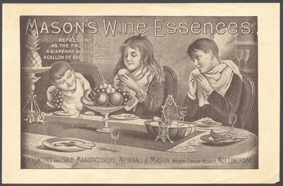 Newball & Mason Essences de vin, années 1890 - Unbekannt