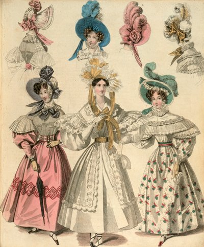 Dernières modes de Londres et Paris, vers 1830-1840 - Unbekannt