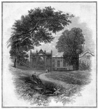 Abbaye de Newstead, maison ancestrale de Lord Byron, 1888 - Unbekannt