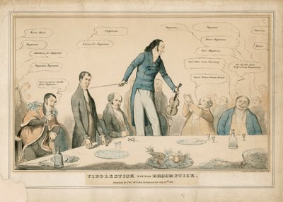 Niccolò Paganini - caricature - Unbekannt