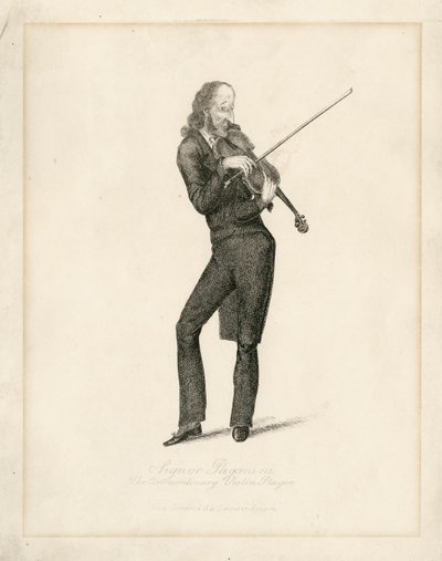 Niccolo Paganini - portrait - Unbekannt
