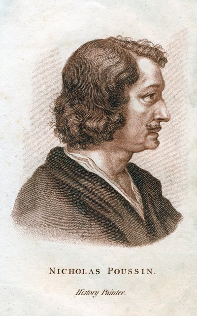 Nicolas Poussin, peintre classique français, 19e siècle - Unbekannt