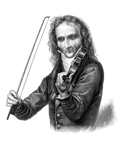 Nicolo Paganini, violoniste, altiste, guitariste et compositeur italien du 19e siècle, 1900 - Unbekannt