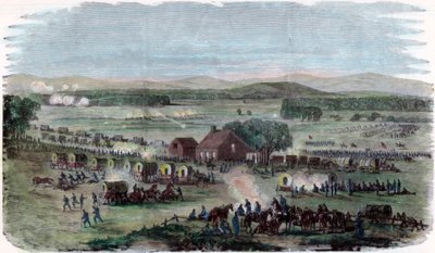 Nuit de la bataille de Cedar Mountain, comté de Culpeper, Virginie, guerre civile américaine, 9 août 1862 - Unbekannt