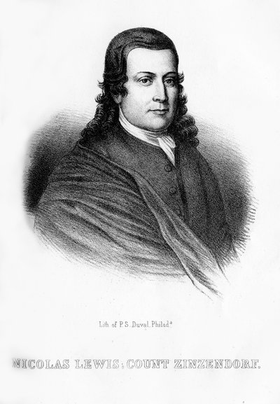 Nikolaus Ludwig von Zinzendorf, réformateur religieux et social allemand - Unbekannt