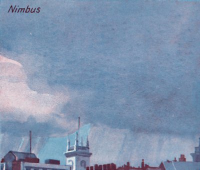 Nimbus - Une douzaine des principaux types de nuages dans le ciel, 1935 - Unbekannt
