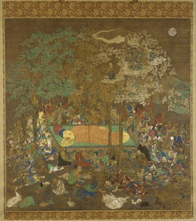 Nirvana du Bouddha, début du 14e siècle - Unbekannt