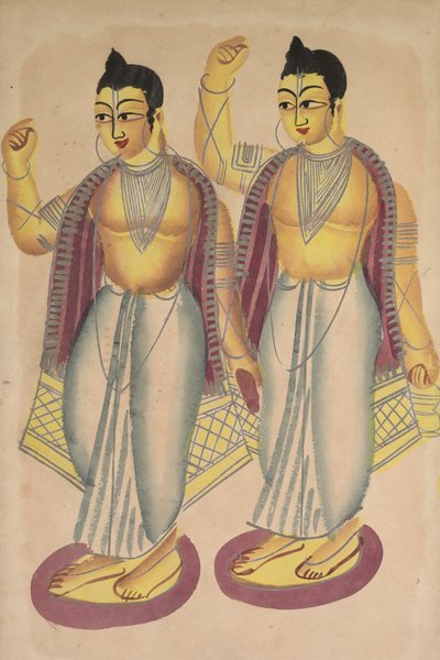 Nitai et Gaur, années 1800 - Unbekannt