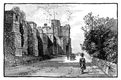 Terrasse nord et tour Wykeham, château de Windsor, vers 1888 - Unbekannt