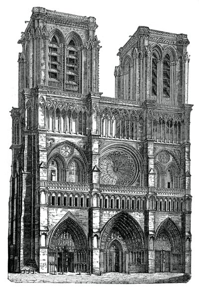 Notre-Dame, Paris, 1870 - Unbekannt