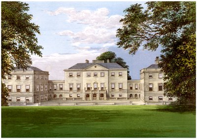 Parc de Nuneham, Oxfordshire, maison de la famille Harcourt, vers 1880 - Unbekannt