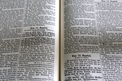 Obersteinbach, Bas-Rhin, France, le 29/5/2014 - Bible. Temple luthérien. - Unbekannt