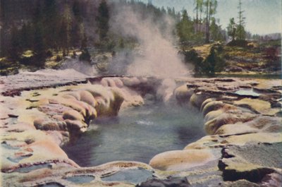 Oblong Geyser, Parc de Yellowstone, 1916 - Unbekannt