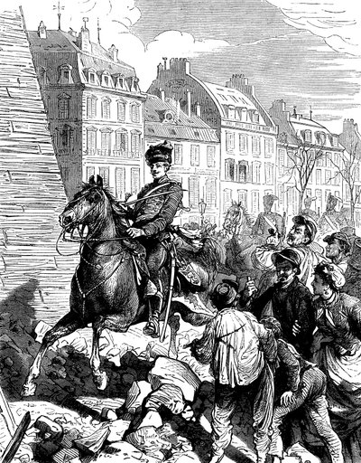 Occupation de Paris par les Allemands après la guerre franco-prussienne, février 1871 - Unbekannt