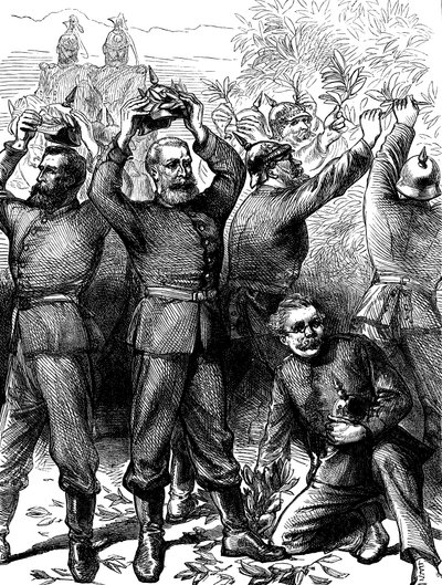 Occupation de Paris par les Allemands après la guerre franco-prussienne, mars 1871, c1880 - Unbekannt