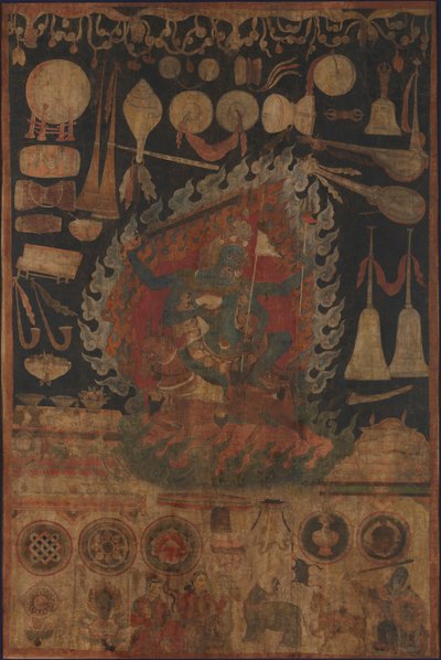 Offrandes à la Déesse Palden Lhamo, fin du XVIe siècle - Unbekannt