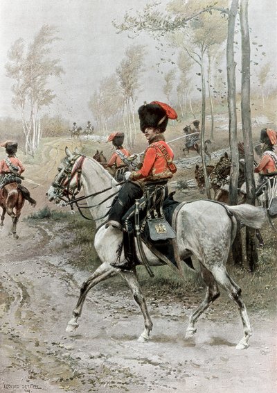 Officier de hussards, 1889 - Unbekannt