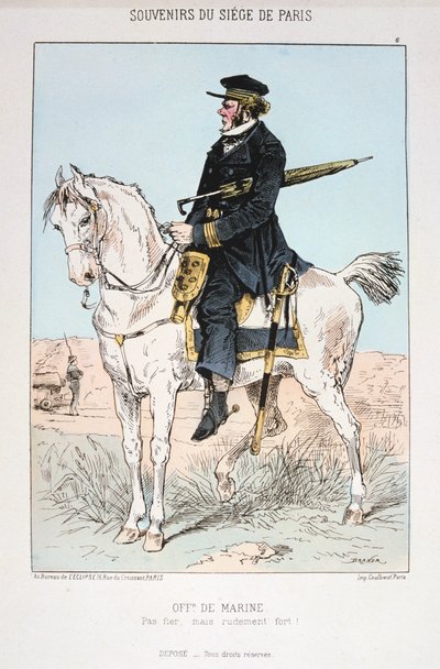 Officier de Marine, Siège de Paris, 1870-1871 - Unbekannt