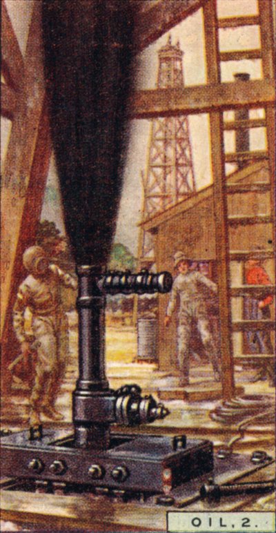 Pétrole, 2. - Contrôler un geyser, USA, 1928 - Unbekannt