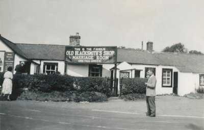 Vieille forge et salle de mariage, Gretna Green, Écosse, années 1940 - Unbekannt