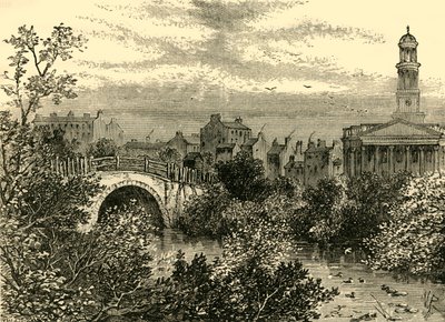 Vieux pont sur le lac, Regents Park, en 1847, c1876 - Unbekannt