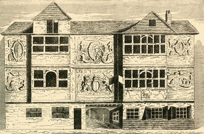 Vieilles maisons autrefois à Bankside, vers 1878 - Unbekannt