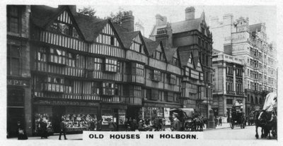 Vieilles maisons à Holborn, Londres, vers 1920s - Unbekannt