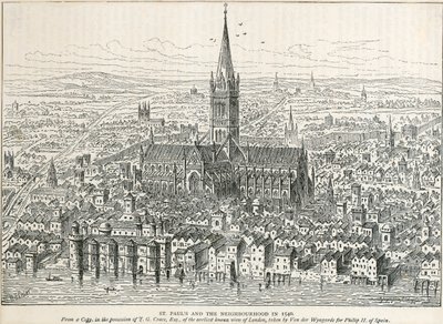 Ancienne cathédrale Saint-Paul, Londres, 1540 - Unbekannt
