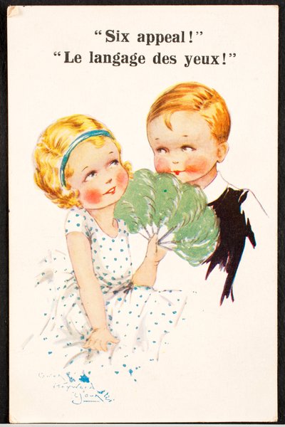 Vieille carte postale / Langage des yeux / Enfants - Unbekannt