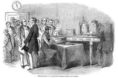 Ouverture de la liaison télégraphique Londres-Paris en 1851 - Unbekannt