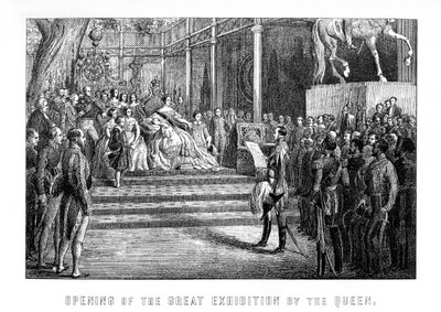 Ouverture de la Grande Exposition par la reine Victoria, Hyde Park, Londres, 1er mai 1851, 1899 - Unbekannt
