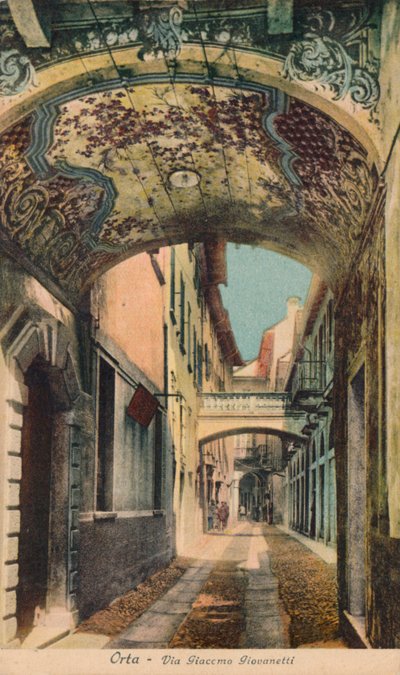 Orta - Via Giaccomo Giovanetti, vers 1910 - Unbekannt