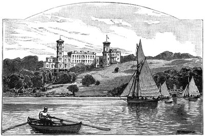 Osborne House depuis le Solent, East Cowes, Île de Wight, 1900 - Unbekannt