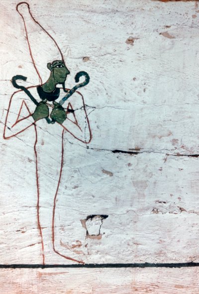 Osiris le dieu des morts, détail sarcophage de La Dame de Madja, 18ème dynastie - Unbekannt