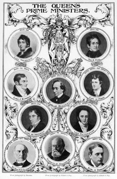 Les premiers ministres de la reine Victoria, 1901 - Unbekannt