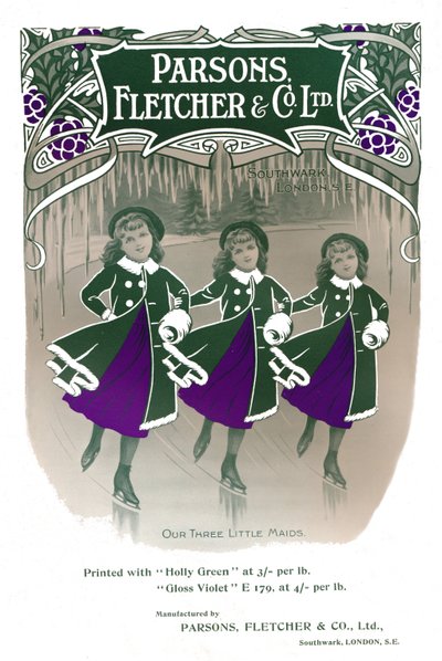 Nos trois petites bonnes - Publicité de Parsons, Fletcher & Co. Ltd, 1909 - Unbekannt