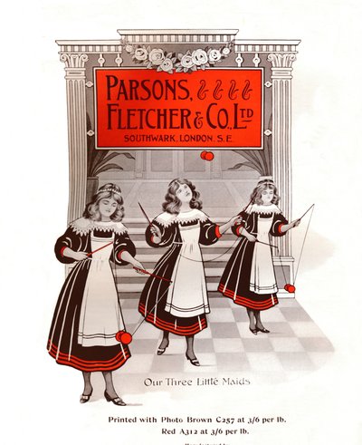 Nos trois petites bonnes - Publicité de Parsons, Fletcher & Co., Ltd., 1909 - Unbekannt