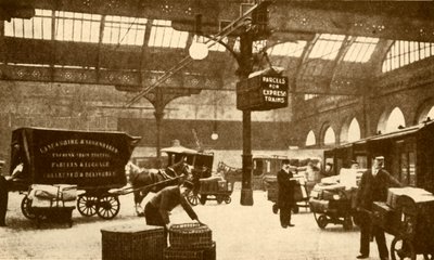 Transporteur de colis électrique aérien, gare Victoria, Manchester, 1930 - Unbekannt