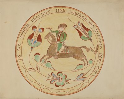 Assiette allemande de Pennsylvanie - Unbekannt