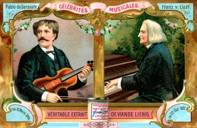 Pablo de Sarasate et Franz Liszt, vers 1900 - Unbekannt