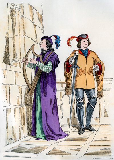 Page et troubadour du XIIIe siècle, 1882-1884 - Unbekannt