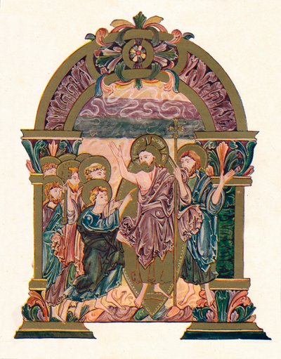 Page du Bénédictionnaire de Saint Ethelwold, vers 970, 1902 - Unbekannt
