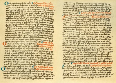 Pages du cartulaire de l