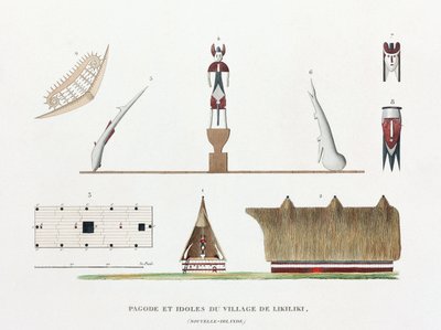 Pagode et idoles du village de Likiliki - Unbekannt