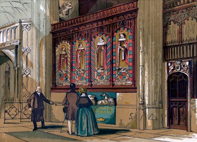 Écran peint, Chapelle St Georges, 19ème siècle - Unbekannt