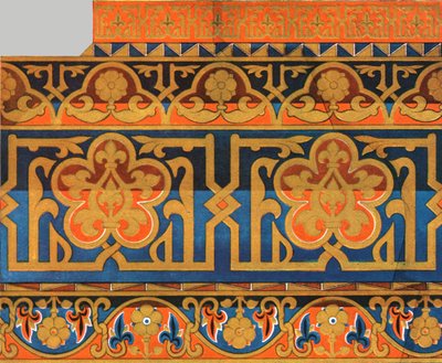 Plafond en bois peint dans la cathédrale de Messine, Sicile, Italie - Unbekannt
